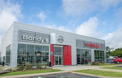 Bondys nissan - Browse our inventory of Nissan vehicles for sale at Bondy's Nissan. Browse our inventory of Nissan vehicles for sale at Bondy's Nissan. Skip to main content. Sales: (334) 794-6736; Service: (888) 467-2126; Parts: (888) 475-9823; 3693 W. Main St. Directions Dothan, AL 36305. Search. Search Our Inventory. New Nissan Inventory
